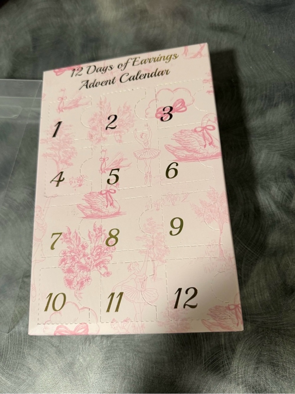 Francesca's Collections Pink 12 Days of Earrings Advent Calendar